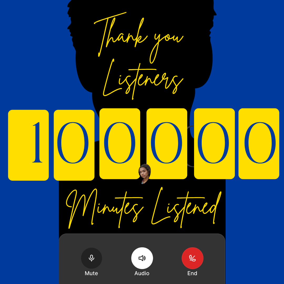 Celebratory digital banner commemorating 100,000 minutes of empathetic human connection and active listening on the Loqui app.